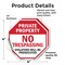 Signmission Private Property No Trespassing Vio, 4 inch X 4 inch, Vinyl Decal, 2PK OC-D-2PACK-4-167 - alternate 4