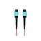 Monoprice MM OM4 OFC  MTP-16 Elite UPC (F) to MTP-16 Elite UPC (F) 16-Fiber OFNP Type B Magent 10m 48212 - alternate 3