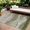 Homeroots 8' X 10' Green And Beige Abstract Washable Indoor Outdoor Area Rug 604974 - alternate 1