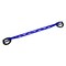 Hps Performance Aluminum Front Strut Tower Brace Bar, Blue,  42-118BL - alternate 1