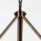 Vidalite Savannah 3-Light Rustic Farmhouse Style Chandelier, Natural Brown & Black Pendant Chandelier Light CE1013044 - alternate 8