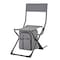 Arrowhead Outdoor Backpackable Fishing and Camp Chair with Backrest and 25-Can Cooler, Gray KKS0325U - alternate 1