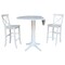 Whitewood Industries Extension Dining Tables, 45 in L, 38 in H, Parawood Top K08-42DPT-27-S6133-2 - alternate 4