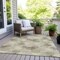 Homeroots 8' X 10' Beige Green And Ivory Polka Dot Washable Indoor Outdoor Area Rug 594211 - alternate 8