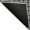 Homeroots 5' X 8' Black Gray And Ivory Striped Washable Indoor Outdoor Area Rug 583403 - alternate 9