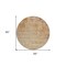 Homeroots 8' Copper And Terra Cotta Round Abstract Washable Indoor Outdoor Area Rug 605580 - alternate 8