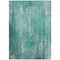 Homeroots 9' X 12' Teal Blue Aqua And Gray Striped Washable Indoor Outdoor Area Rug 577269 - alternate 7
