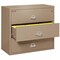 Fireking 3 Drawer, 1 Hr Fire & Impact Rated, 44" Wide Lateral Taupe 3-4422-CTA - alternate 4