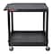 Luxor Tub Cart, (2) Shelves, L, High Density Polyethylene (Shelf), Polyvinyl Chloride (Leg), 2 Shelves TC21-B - alternate 17