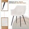 Leisuremod Markley Distressed Leather Ergonomic Dining Chair, Powder Coated Iron Legs EC26CR - alternate 9