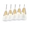 Z-Lite Aimie 5-Light Linear Chandelier, 7 in W, Modern Gold 828P7-5L-MGLD - alternate 8