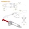 Powertec Toggle Clamp, 1980 lbs Cap., 40344 Adj. 90 Degree Vertical U Bolt Latch, Antislip Hand Grip, 4PK 20324-P4N - alternate 5