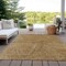 Homeroots 10' X 14' Gold Brown And Ivory Abstract Washable Indoor Outdoor Area Rug 597021 - alternate 8