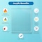 Fab Glass And Mirror Acrylic Sheet Plexiglass, Rectangle PET Sheet 6in x 12in with Protective Film, 1/4in Clear Pane... ACR6M6X12RC - alternate 8