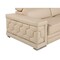 Homeroots 71" Beige And Silver Genuine Leather Loveseat 546439 - alternate 17