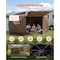 Vevor 6 Sided Pop up Gazebo Screen Tent Sun Shelter 12x12 ft for 8-10 Persons FY12X12Military Green-6 - alternate 7