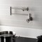 Kingston Brass Wall Mount Pot Filler Faucet, Brushed Nickel KS4108CG - alternate 6