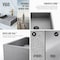 Vigo Alhambra Gothic Gray Concreto Stone 15 in. L x 15 in. W x 5 in. H Square Vessel Bathroom Sink VG04068 - alternate 7