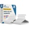 Lifemaster White Velvet Kids Hangers 20 Pack, 10.83" Non-Slip, Slim ABS, Swivel Hook & Notches LMVVBH20WH - alternate 1