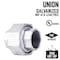 B & K STZ Industries 3/8 in. FIP each X 3/8 in. D FIP Galvanized Malleable Iron Union 501932 - alternate 6