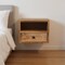 Homeroots 12" Brown Solid Wood One Drawer Floating Nightstand 712846 - alternate 9