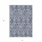 Homeroots 3' X 5' Navy Blue And Sky Blue Damask Washable Indoor Outdoor Area Rug 588142 - alternate 9