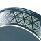 Laurie Gates 10 Inch Wax Relief Stoneware Tierra Pie Dish in Blue 136570.01 - alternate 5