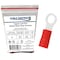 Kable Kontrol Copper and PVC Butted Seam Ring Terminal, 22-18 AWG, Stud Size # 6, Red, 100 Pcs, 100PK RTPVC-2218-6-RD - alternate 1