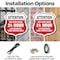 Signmission 24 Hour Surveillance Shield Sign Attenti, 6 inch X 6 inch, Plastic Sign, 2PK SHI-P-2PACK-6-353 - alternate 5