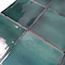 Apollo Tile Silken 3.94 in. x 3.94 in. Glossy Green Ceramic Square Wall Tile 6.46 sq. ft./case, 60PK CRE88GLR44A - alternate 10
