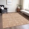Homeroots 3' X 5' Coral And Ivory Floral Washable Indoor Outdoor Area Rug 604665 - alternate 9