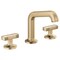 Brizo Kintsu: Widespread Lavatory Faucet with Angled Spout - Less Handles 1.5 GPM 65307LF-GLLHP - alternate 5