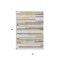 Homeroots 5' X 8' Ivory Beige And Taupe Striped Washable Indoor Outdoor Area Rug 613285 - alternate 9