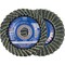 Pferd PFERD Flap Disc, PVL-R, POLIVLIES CURVE, 4-1/2in x 7/8, Fine, Aluminum oxide 45922 - alternate 1