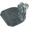 National Hardware Galvanized Round Rail Steel Barn Door Rail End Cap N193-839 - alternate 2