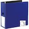 Business Source 5" Binder, 1050 Sheet Capacity, D-Ring, Blue BSN33123 - alternate 1