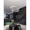 Afx Oberon 32in. Double LED Pendant - 80W - Satin Nickel OBRP2432LAJUDSN - alternate 5