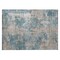 Homeroots 2' X 3' Teal and Taupe Abstract Washable Non Skid Indoor Outdoor Area Rug 564287 - alternate 9