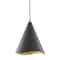 Hudson Valley Lighting Martini 1 Light Pendant 13 In. Gold Leaf/Black Combo 9613-GL/BLK - alternate 1