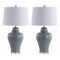 Jonathan Y Winnie 27" Ceramic Urn LED Table Lamp, Grey, 2PK JYL4020A-SET2 - alternate 10