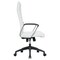 Leisuremod Hilton High-Back Leather Office Chair, White HO20WL - alternate 10
