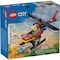 Lego City Fire Rescue Helicopter Building Set Multicolored 85 pc 60411 - alternate 1
