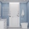 Anzzi 60 x 60 2-Piece Glue-Up Acrylic Shower Wall Set in White with 5x10 Subway Tile SW-6060RE510-WH - alternate 4