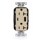 Leviton Duplex Outlet, USB A/C, Ivory, 20A, 125V M58AC-I - alternate 1