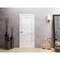 Sartodoors Interior Door 28x80 inches White Solid Core Modern Interior QUADRO4088ID-GLOS-28 - alternate 1