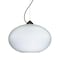 Besa Lighting Pape 10 Cord Pendant, Opal Ribbed, Bronze Finish, 1x100W Incandescent 1KX-491207-BR - alternate 1