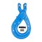 Mytee Products 4PK 1/2in G100 Clevis Self-Locking Hook for 1/2inLifting Chains, Wire Rope, Slings, 4PK SLH12-G100x4 - alternate 9