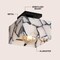Jonathan Y Alessia 8 in. 1-Light Modern Contemporary Alabaster/Iron Square LED Semi Flush Mount, White and Black JYL1203C - alternate 8