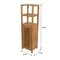 Happimess Solstice 47"H Handcrafted Pine Wood Bathroom Freestanding Floor Bathroom Storage Cabinet w/Louvered SHF2002A - alternate 10