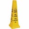 Rubbermaid Commercial 36" Safety Cone, 36" Height, 12.2" Width, Plastic, Cone, Spanish; English RCP627677CT - alternate 3